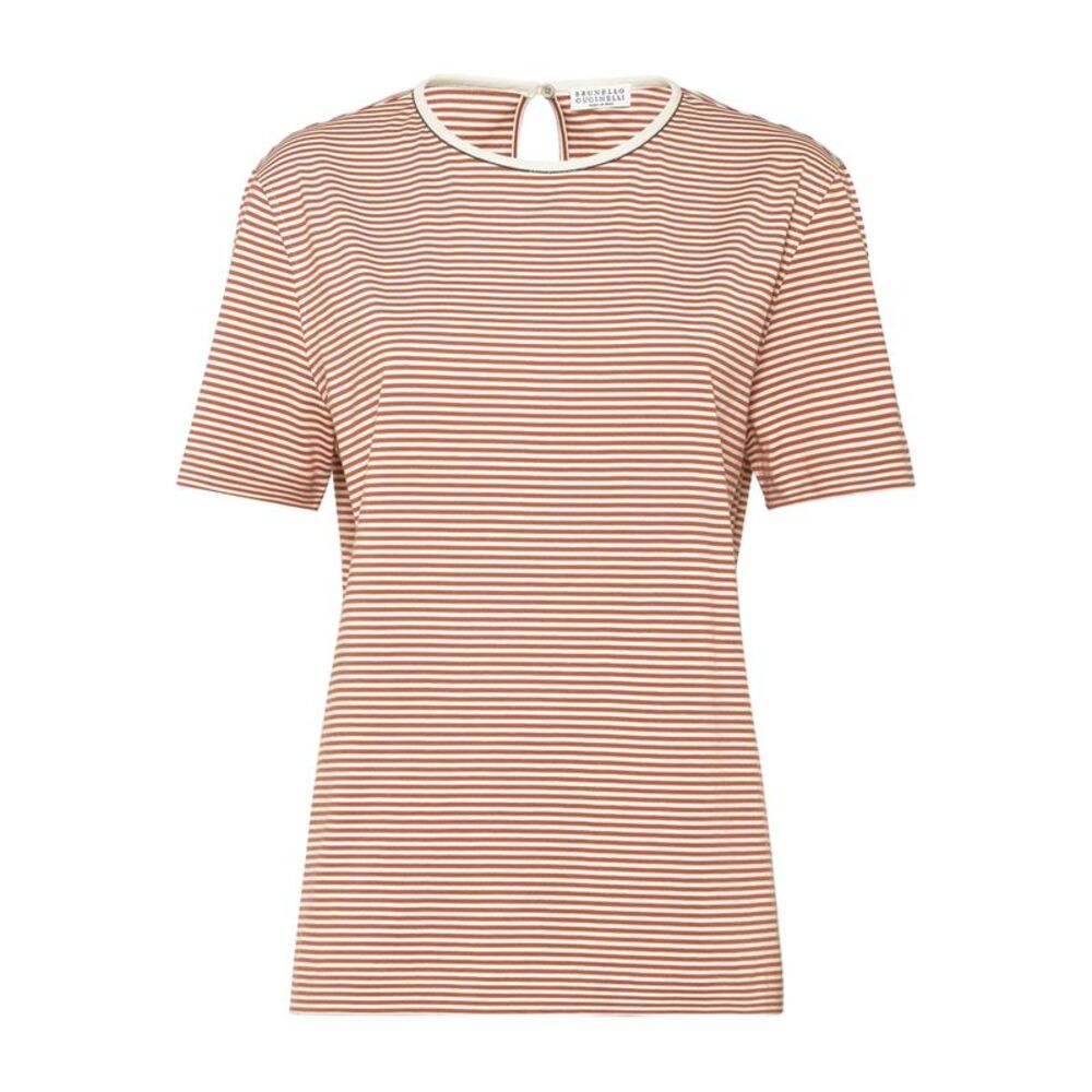 Brunello Cucinelli Orange Tops Women